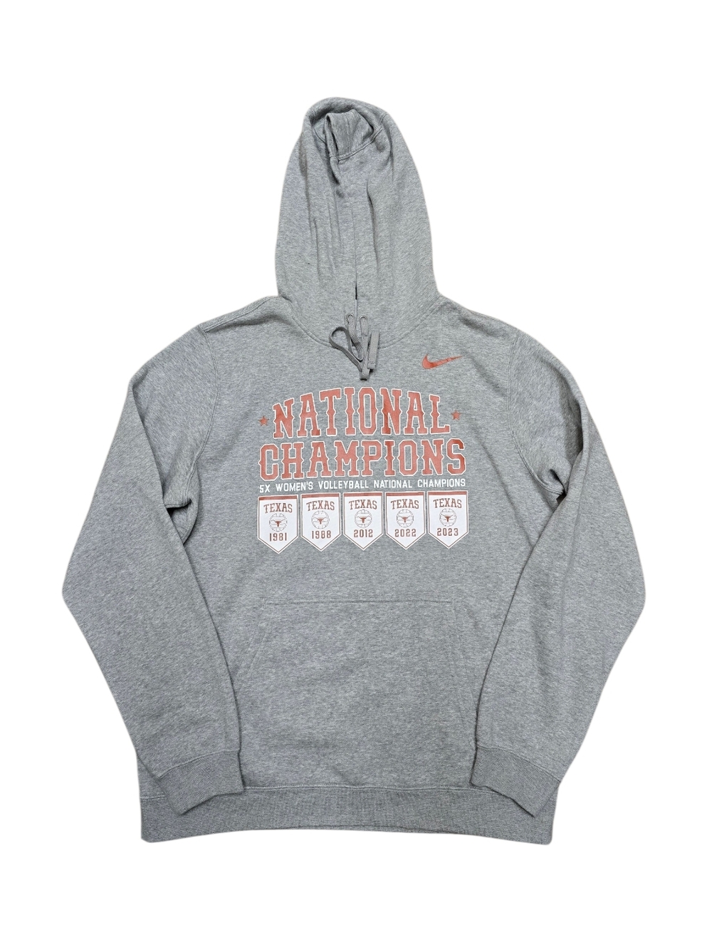 Nike Texas Women's Volleyball National Champions Hoodie Sz Xl